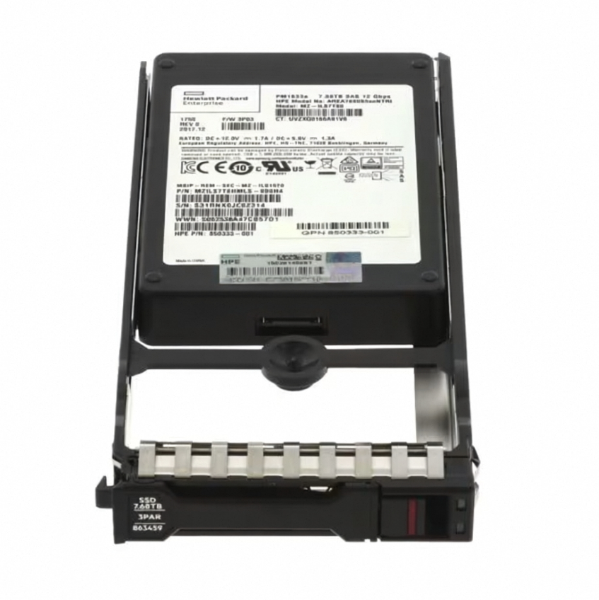 HP 863459-001 - HPE 7.68TB SAS SFF SSD for 3PAR 9000/20000